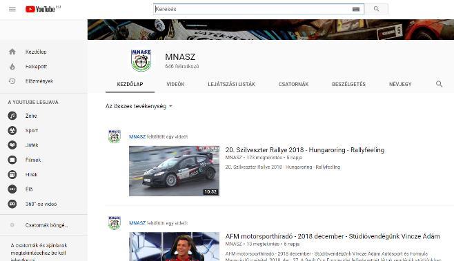 Youtube csatornánkra csak 218-ban közel 4 videó került feltöltésre, az összes feltöltések száma elérte a 9-at. 218-ban 115 ezer megtekintés történt.