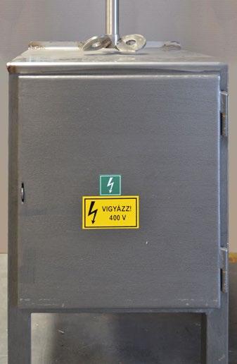 A gép közepesen veszélyes, ezért célszerű a gépnapló vezetése, hogy áttekinthetően dokumentálva legyenek a gépre vonatkozó alapadatok, valamint az üzemeltetéssel és karbantartással kapcsolatos