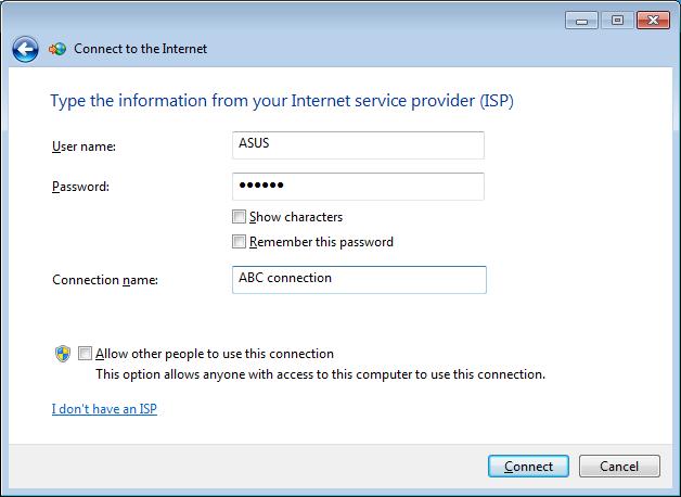 8. Jelölje ki a Broadband (PPPoE) (Szélessávú PPPoE) elemet, majd kattintson a