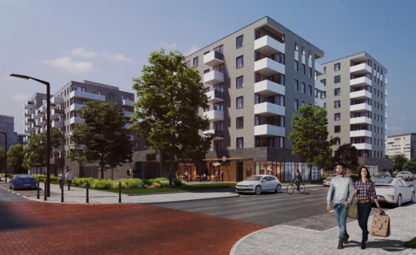 LAKÓINGATLAN FEJLESZTÉSEK Kassák Residence A WING Csoport 2017-ben üzleti tevékenységét a lakásfejlesztési üzletággal bővítette. Első projektje a XIII.