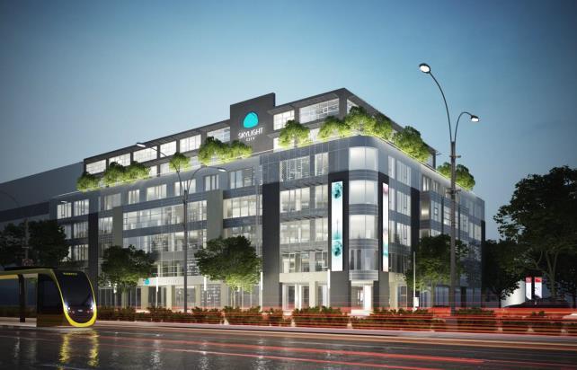 000 m2, mely 100%-ban bérbeadásra került. Az új csarnokkal a park összesen kb. 100.000 m2 bérbeadható területtel rendelkezik, mely 100%-os kihasználtsággal működik, valamint további 17.