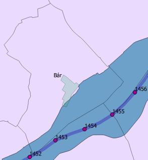 1.3.3.3 Bár A község közigazgatási területe Magyarország Dél-Dunántúli régiójában Baranya megyében fekszik.