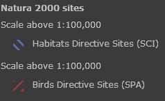 NATURA 2000-es területek határát jelzi) 1.4.4. ábra: NATURA 2000-es területek a 03.NMT.04.