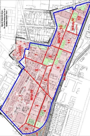 zöldfelületi minimum hatályos/általános szerint szintterületi mutató hatályos/általános 2,4 m 2 /m 2