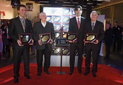 The mainstay is the presentation of the current members of the Hall of Fame and reminders of their rich careers and contributions to the Czech hockey.