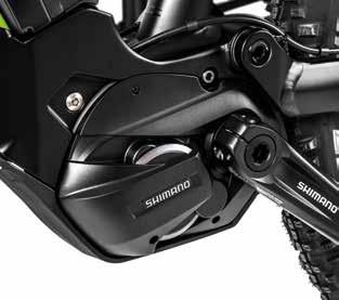 Kormánycsapágy ACROS AZX-252 Hajtómű Shimano Steps 34T Váltómű ShimanoSLX