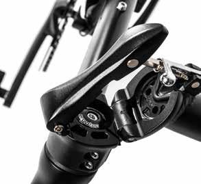 Aluminium, black anodised, quick release mechanism Shimano