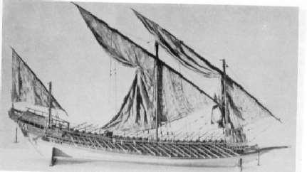 1817-ből származó indiai fregatt