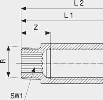 R l SW 441 425 ⅛ 17 8 320 133 ¼ 20 8 320 096 ⅜ 20 10 320 102 ½ 24 12 320 089 ¾ 26 14 320 294 1 32 14 322