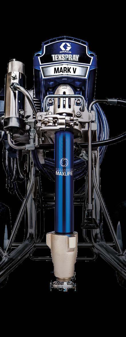 Endurance szivattyúk Az ellenállóság új szintje Semmi sem hasonlítható a Graco MARK airless szóróberendezéshez A Graco airless glettszórói biztosítják Önnek a rugalmasságot, amire munka közben