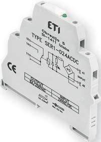 ) 0,04 0/00 Cхема ER 24V ER-024ACDC ER-024ACDC Cхема ER 230V ER-230ACDC Твердотельные интерфейсные реле R (тиристорный выход - триак)