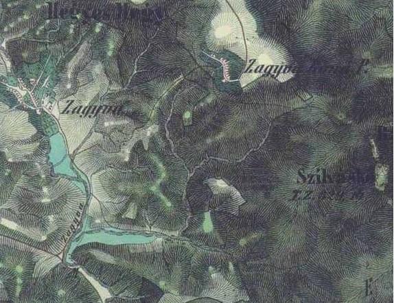 katonai felmérés térkép részlete
