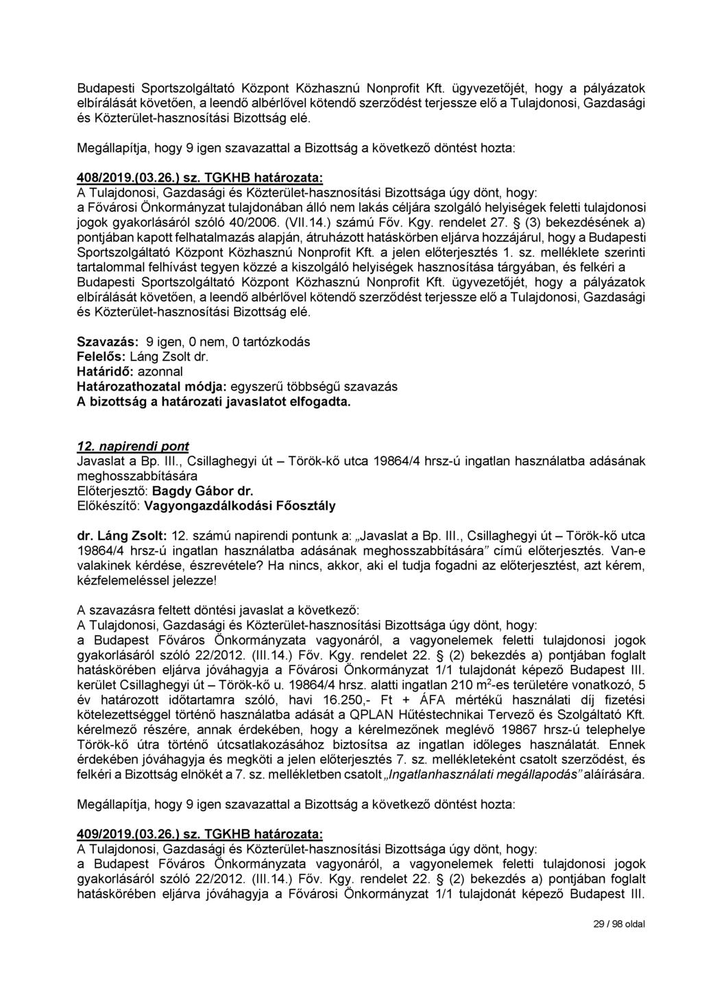 Budapesti Sportszolgáltató Központ Közhasznú Nonprofit Kft.