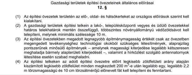MEGALAPOZÓ VIZSGÁLAT A Szabályozási Tervlap a napelempark fejlesztésével érintett telket (095/23 hrsz.