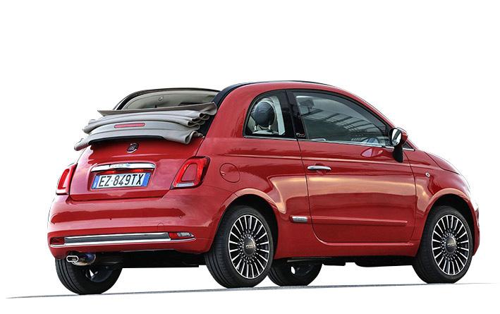 Fiat 500c árlista Vászontető színe Fekete 05F (opció) Anniversario Kárpit Principe di Galles szövet Principe di Galles szövet Vynil elemekkel Ülőfelület színe Sötétszürke, fehér szegéssel