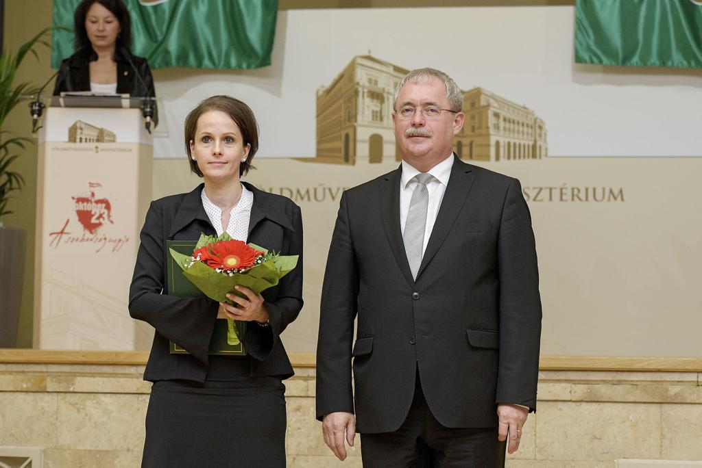 Bozánné Békefi Emese működtetésében végzett munkájáért; Bozánné Békefi Emesének, a Nemzeti Agrárkutatási és Innovációs Központ Halászati Kutatóintézete osztályvezetőjének, tudományos munkatársának a