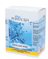 A folyamatos pelyhesítő anyag adagolás miatt a víz csillogó és átlátszó. Kiszerelés: 1 kg, 3 kg, 10 kg AQUAMULTI MINI Klórozószert, algaölőt és pelyhesítőszert tartalmazó 20 grammos tabletta.