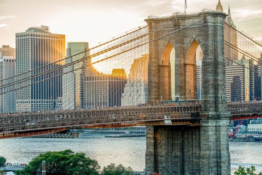 Brooklyn Bridge / USA, New York / 1863 /