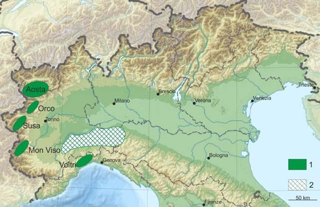 Kőeszközök anyagához hasonló megjelenésű és összetételű, nagynyomású