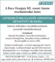 Érd: 06-70/434-1021 Szilágyi Gergő A Győr-Moson-Sopron Megyei Gondoskodás Szociális Központ munkatársakat keres: PÁSZTORI székhelyre: szakképzett ápoló, terápiás munkatárs, takarítónő (96/285-220),