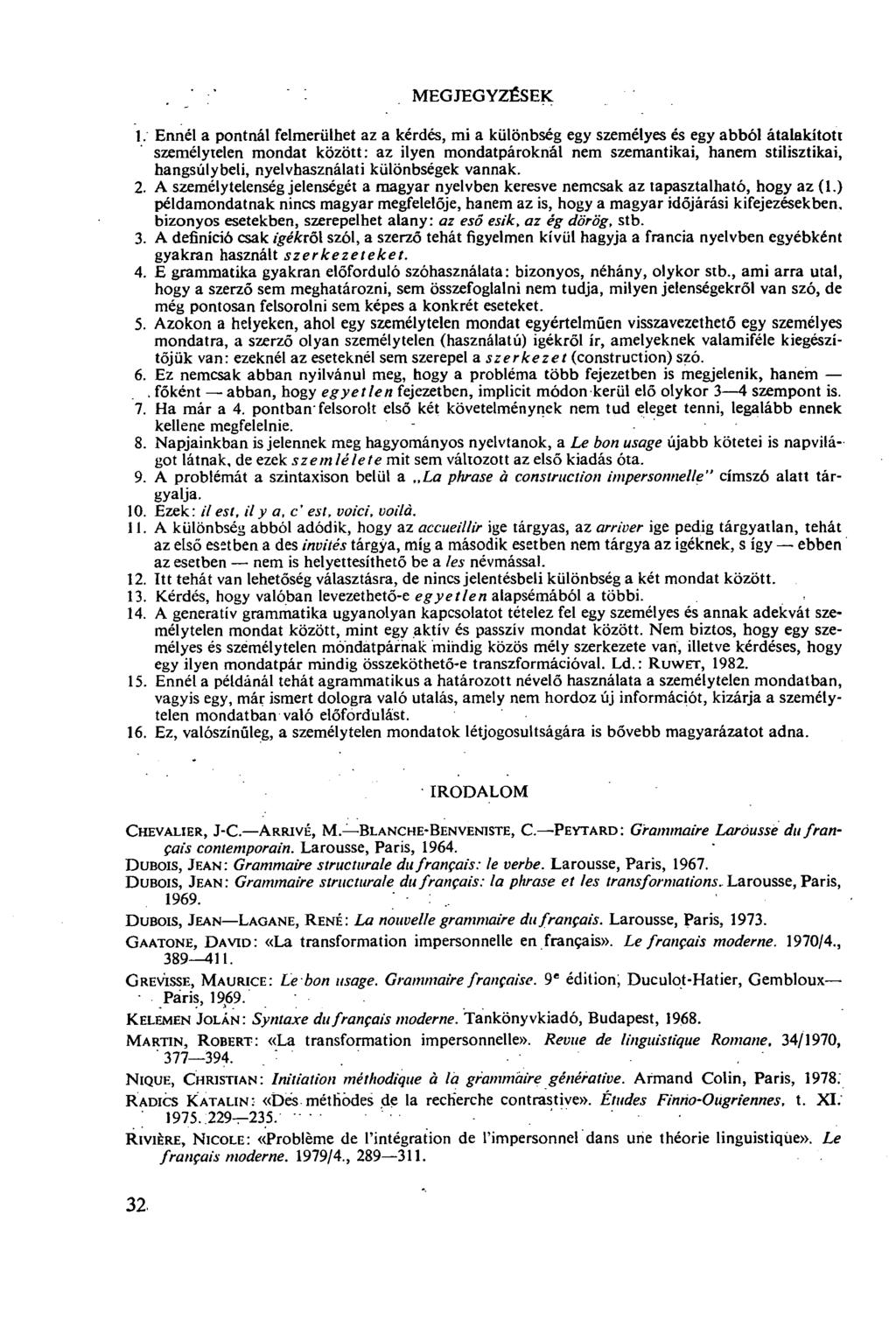 MEGJEGYZÉSEK 1.