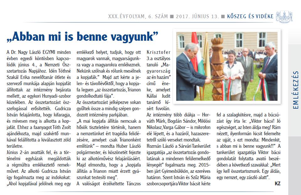 Nemzeti Összetartozás Napja Immáron 5.
