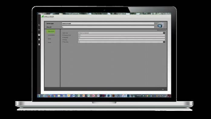 programozása CB-CONFIGU- RATOR szoftverrel Az interfész és a CB-Configurator szoftverrel a mért értékek még egyszerűbben programozhatók be: Az eszköz közvetlenül