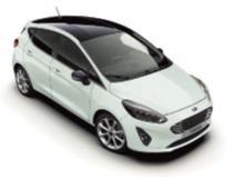 FORD FIESTA Kontrasztos tetőfényezés Melyik a kedvenc kombinációja? Hozza létre a tökéletes Fiestáját!