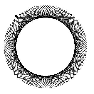 sqrt(2)*200/2 d = 3 for a in range(30): for i in range(4):