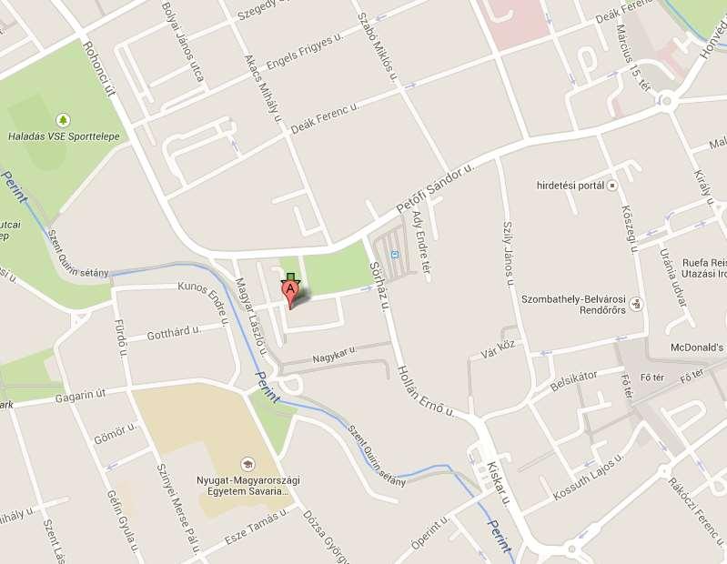 ) SZOMBATHELY SZMSZIK Berzsenyi Dániel Kollégiuma (9700 Szombathely, Ady tér 2.