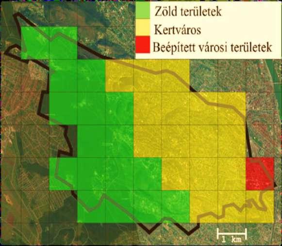 KERÜLETI SZINTŰ ELEMZÉSEK - HEGYVIDÉK A hősziget-intenzitás