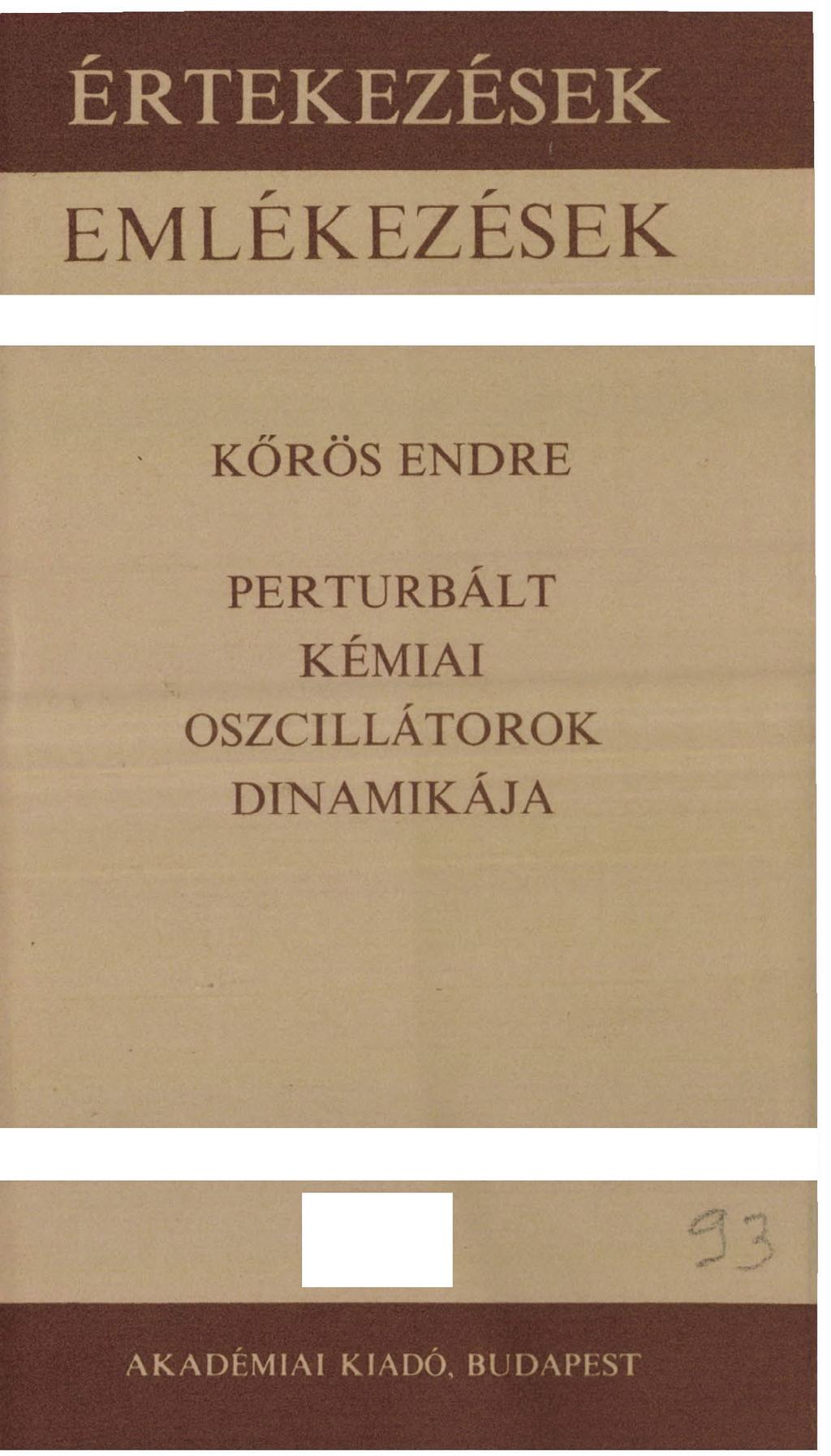 ERTEKEZESEK EMLÉKEZÉSEK