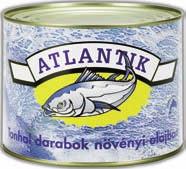DARABOK NÖVÉNYI OLAJBAN 1700 g/db Töltőtömeg: