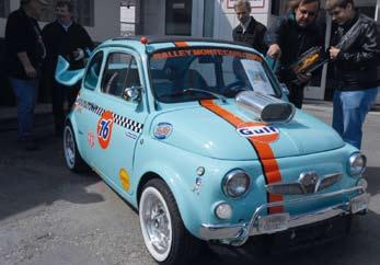 ➏ ➐ ➑ ➒ ➓ lehetősen átalakított, Steyr-Puch 500 S-re ➐.