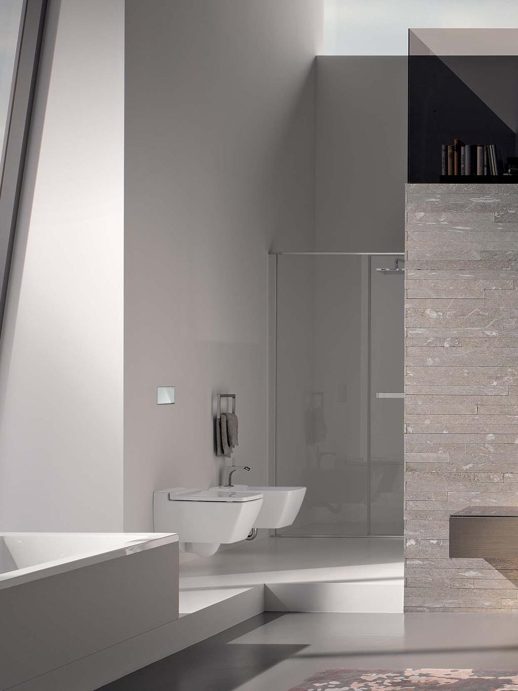 GEBERIT XENO 2 FÜRDŐSZOBAI TERMÉKCSALÁD A Geberit Xeno2 fürdőszobai designtermékcsalád az architektonikus designminimalizmust jelképezi.
