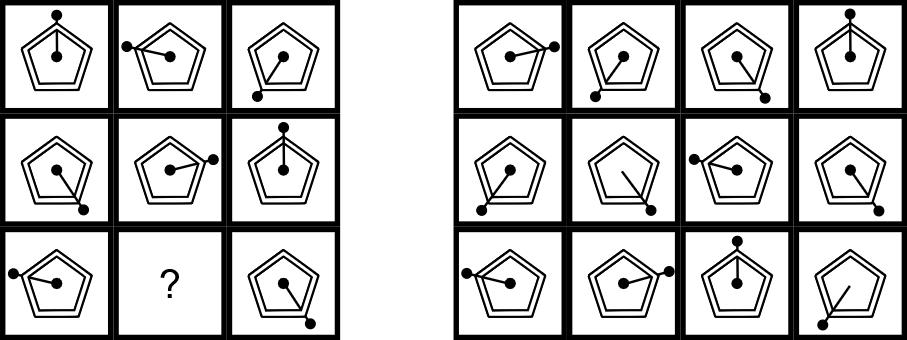 Adja meg, hogy a találó csempe a lehetséges három sor és négy oszlop közül melyikben található. Sor:... Oszlop:... 2.