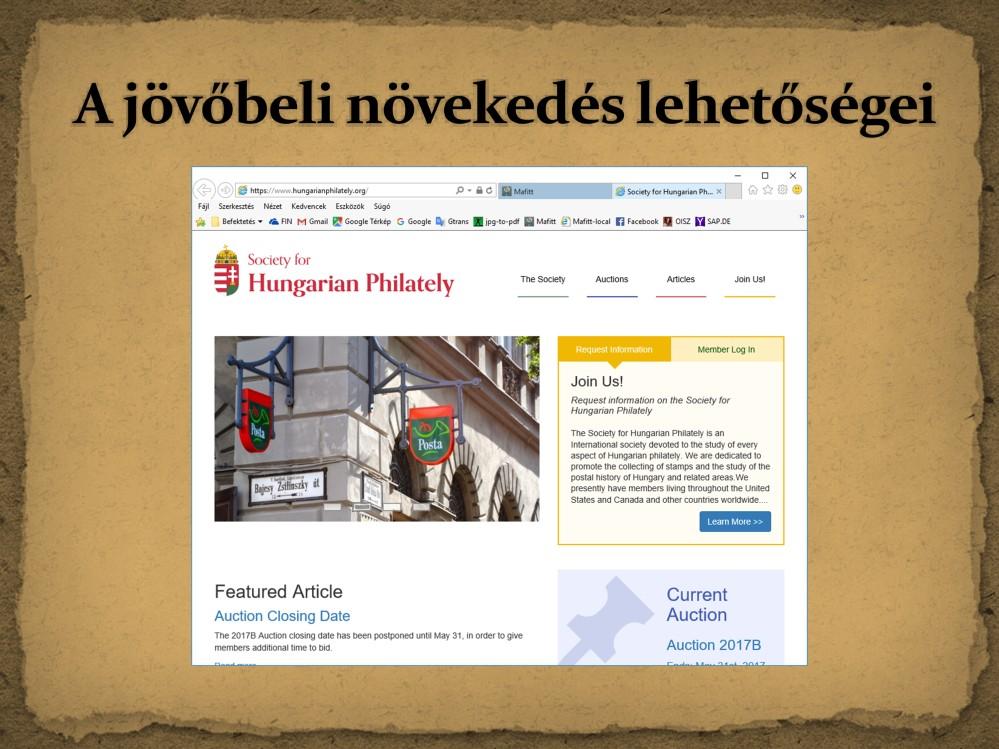 Mivel ma globális társadalomban élünk, a Társaságnak is új módokon kell kapcsolatba lépnie tagjaival és új tagokat toboroznia.
