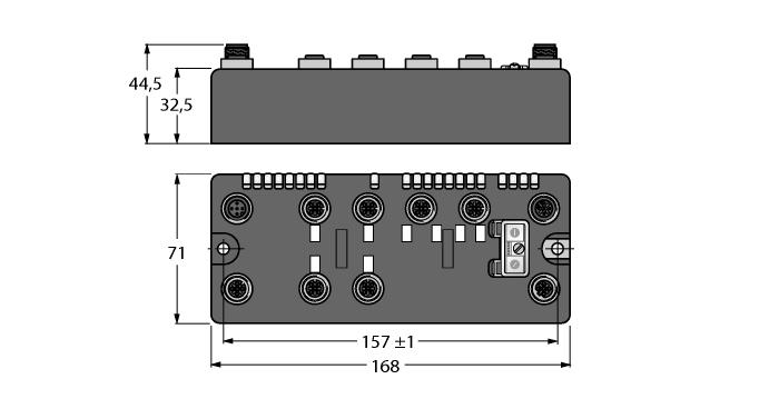 On-Machine kompakt fieldbus I/O blokları PROFIBUS-DP slave 9.