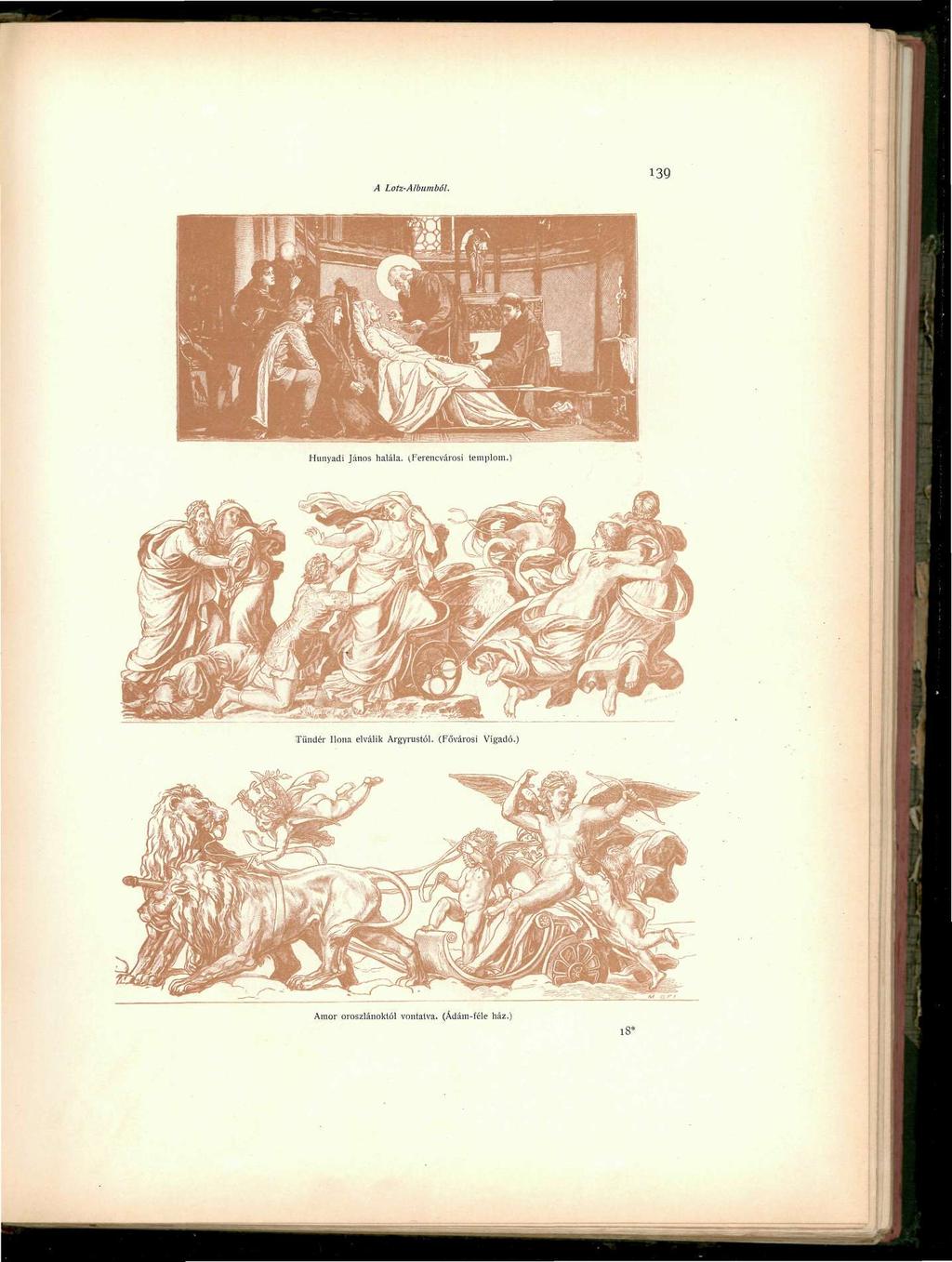 A Lotz-Albumbót. 139 Hunyadi János halála, (Ferencvárosi templom.