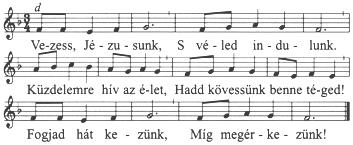 L2+Gy: Hiszünk az egy Istenben, / minden élet Forrásában, / az egész Föld / és minden teremtmény Alapjában (CSEND) L2+Gy: Ezért hiszünk a földi élet jóságában, / minden rajta élő belső értékében, /