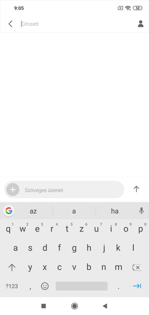 Amennyiben több SIM kártyával rendelkezik, azt a gombot nyomja meg, amely azt a SIM kártyát szimbolizálja, amelyről Ön az üzenetet el szeretné küldeni.