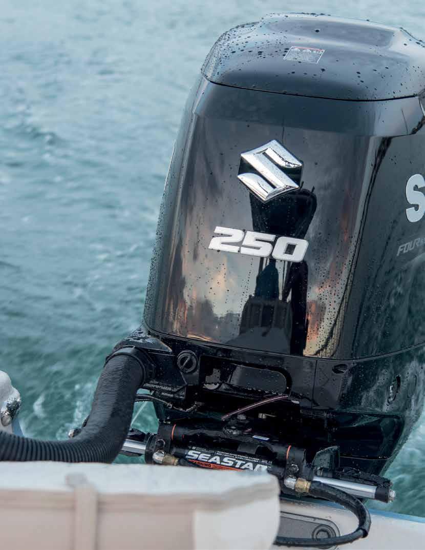HASZNOS KIEGÉSZÍTŐK A SUZUKI TERMÉKKÍNÁLATA Hajómotorja személyre szabása Segédeszköz-kínálatunk segítségével könnyedén személyre szabhatja hajómotorját, hogy az megfeleljen egyéni hajózási