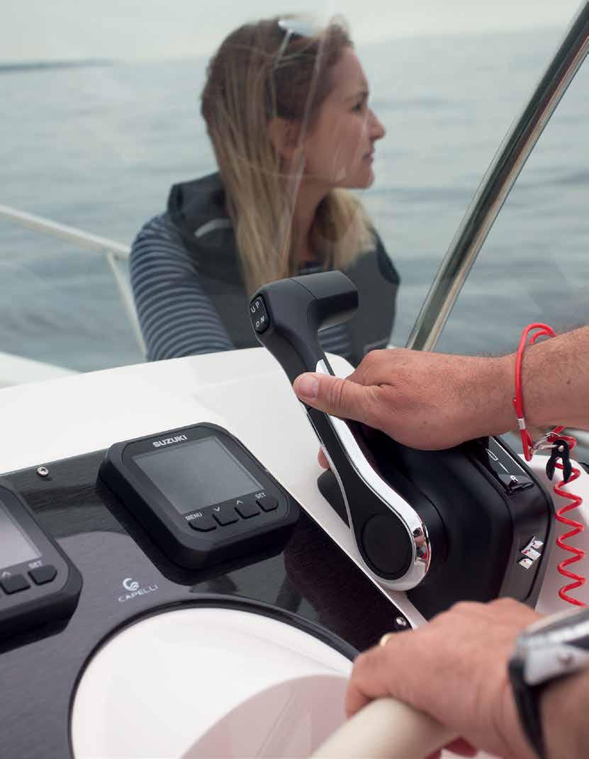 KEZELŐRENDSZEREK MECHANIKUS TÁVVEZÉRLŐ műszerfalra szerelhető és süllyesztett kivitelben A Suzuki mechanikus távvezérlői optimális ergonómiai kialakításuk révén