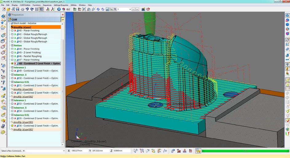 javított felületsimításnak és pontosságnak, a jobb gépkihasználásnak, valamint a gyors és egyszerű CNC-programozásnak köszönhetően jelentős  A WorkNC többszálú feldolgozórendszere többmagos