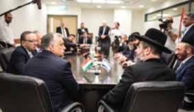Találkozott Benjamin Netanjahu kormányfôvel, Reuven Rivlin államfôvel és David Lau askenázi fôrabbival is. Mielôtt viszszautazott Magyarországra, ellátogatott a Siratófalhoz.