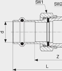 Profipress A1 A1 Sanpressátmenőcsavarzat vagy szilíciumbronz modellszám2265 Cikksz.