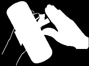 Megjegyzés A hangszóró kopogtatásához használja a tenyerét, koppintson kétszer, erőteljesen és gyorsan. 3 Koppintson a hangszóró felső, elülső, mindkét oldalsó vagy alsó falára.