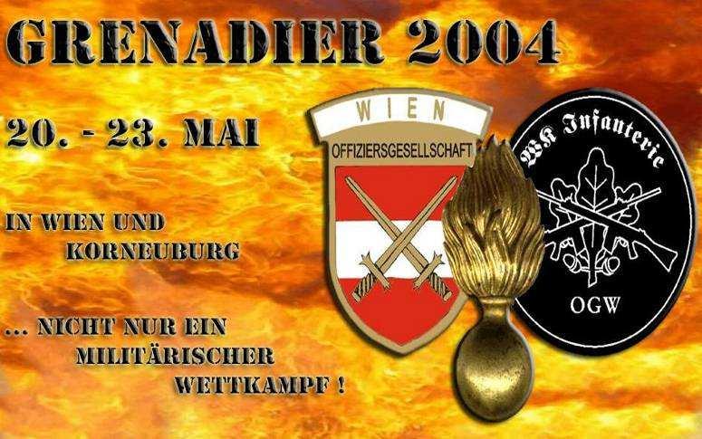 Az osztrák szövetség meghívására a MEBSZ egy megfigyelıt küldött a GRENADIER 2004 nemzetközi katonai versenyre, amelyet 2004. május 20 23. között rendeztek.