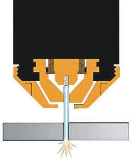 WELD-IMPEX Kft. - 7 - Razor Plasma Cut 80 A kiválasztott üzemmódot a 2T ill. a 4T melletti LED világítása jelzi. Vágás/gázteszt gomb A gombbal választhatunk vágás és gázteszt üzemmód között.