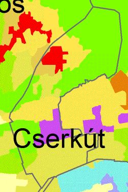 A különböző tájhasználatok alakítják ki a település külterületének tájmintázatát, azaz a tájat felépítő természetes, és ember által kialakított tájfoltok tájgeometriai megjelenését.